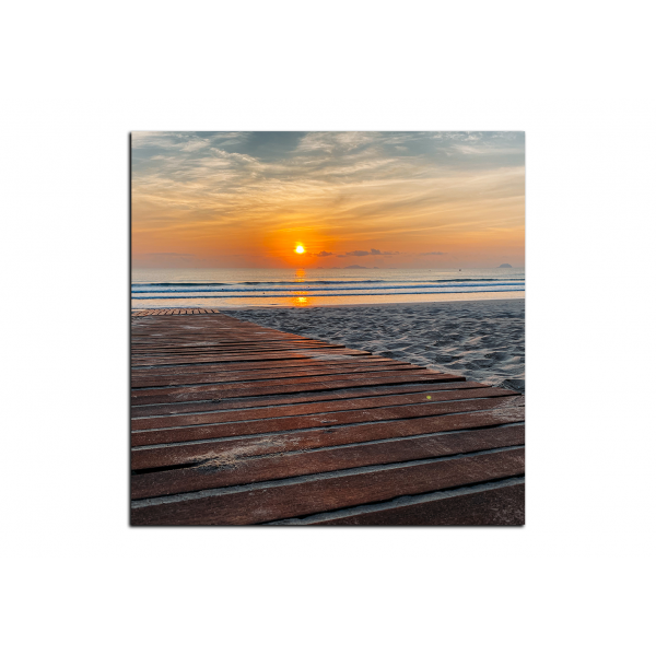 Obraz na plátně - Úsvit na moři - čtverec